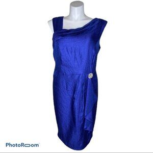Le Bos 18W blue formal dress